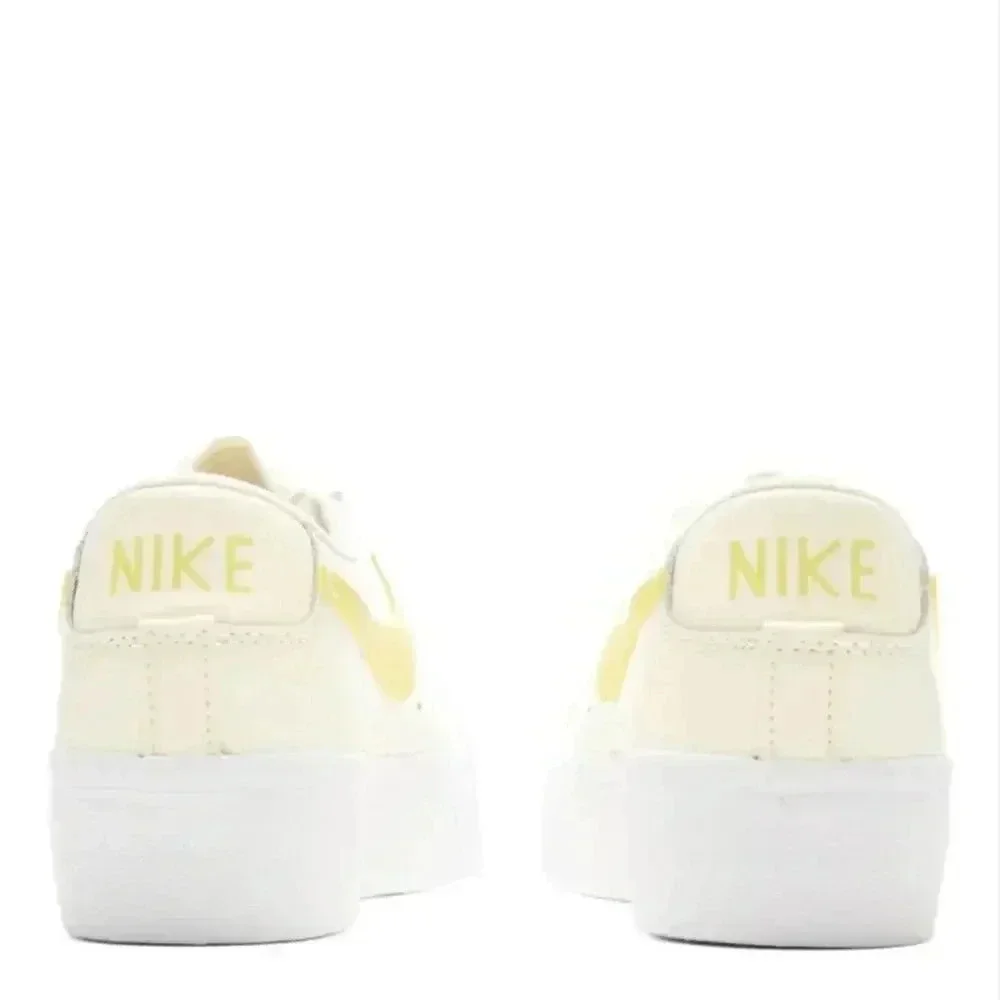 NIKE WOMEN'S BLAZER LOW PLATFORM - PALE IVORY/SATURN GOLD/WHITE 11